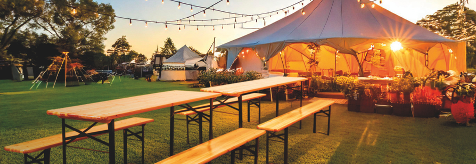 Transform Your Outdoor Event with Festival-Style Tables & Benches