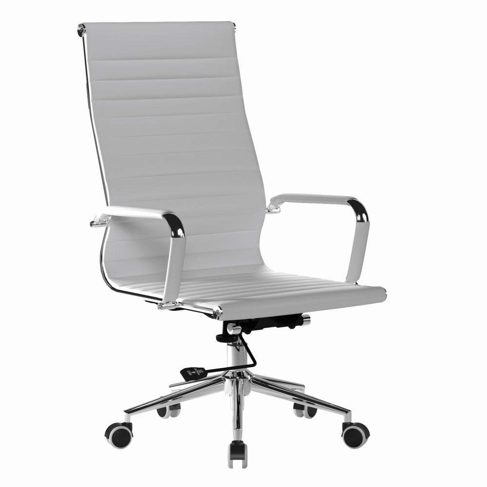 Aura Contemporary High Back Bonded Leather Executive Office Chair