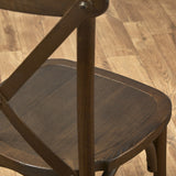 Crossback Stacking Chair - Rustic Oak