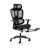 Horizon Executive Mesh Chair with Adjustable Arms and Footrest
