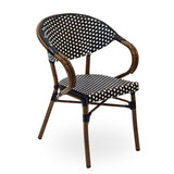 Luxor Wicker Polypropylene Bistro Armchairs