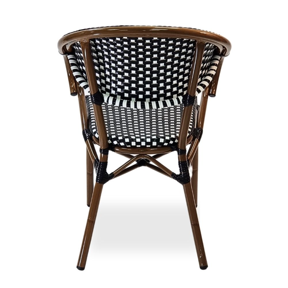 Luxor Wicker Polypropylene Bistro Armchairs