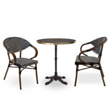 Luxor Wicker Polypropylene Bistro Armchairs