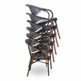 Luxor Wicker Polypropylene Bistro Armchairs