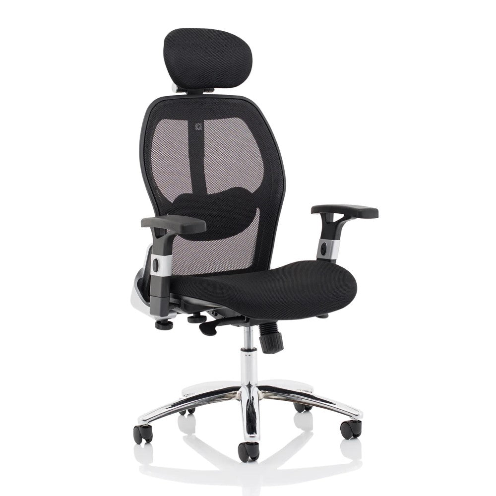 Sanderson II Executive Mesh Black Office Chair