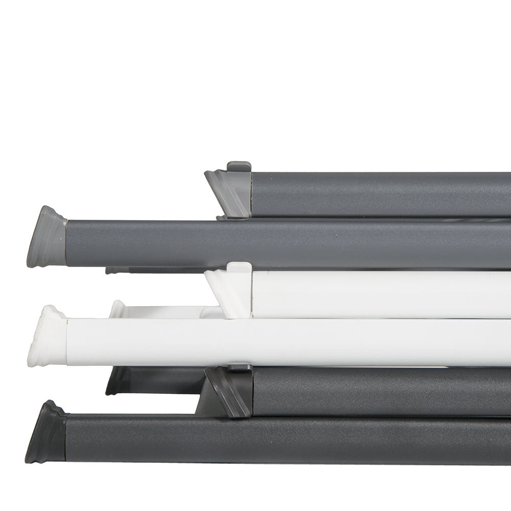 Detail of Feet of Aran  Plastic Folding Chairs.