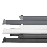 Detail of Feet of Aran  Plastic Folding Chairs.