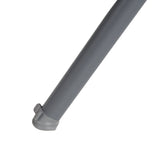 Detail of Feet of Aran Grey Plastic Folding Chair.