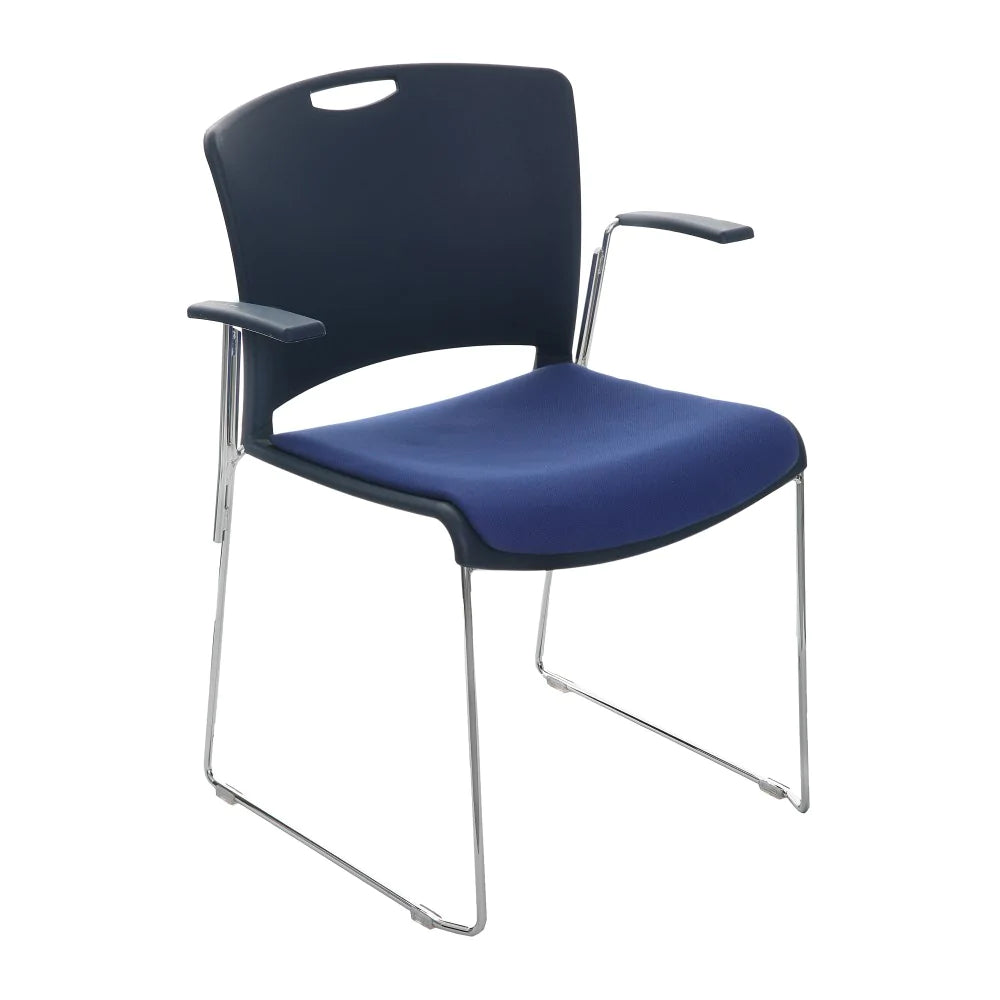 Jasper Padded Stacking Chair with Arms