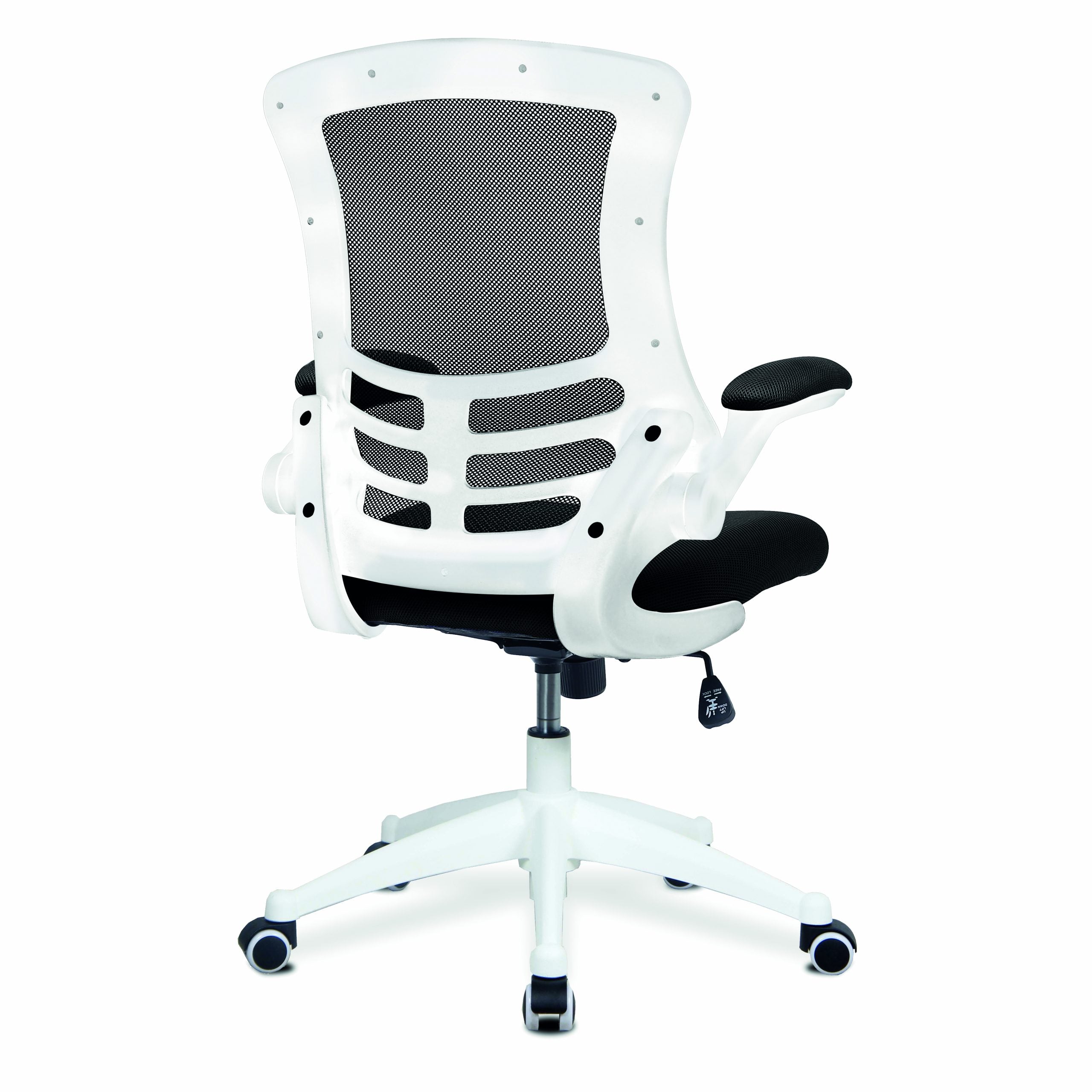 Luna White High Back Mesh Task Operator Chair