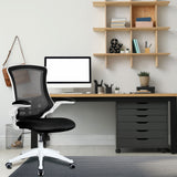 Luna White High Back Mesh Task Operator Chair