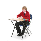 Mogo 25 Folding Exam Desks & Trolley