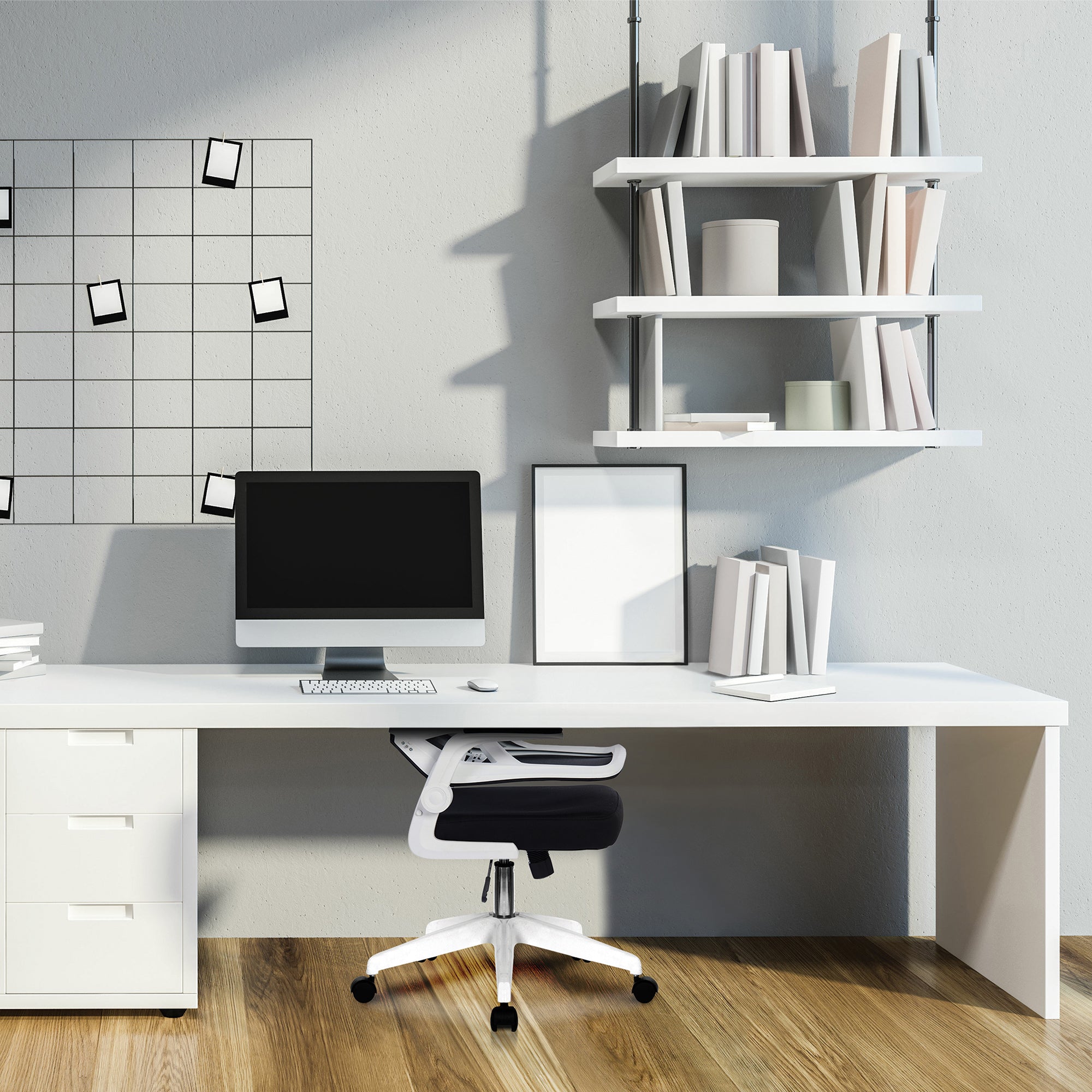 Oyster Folding Mesh Task Operator Chair