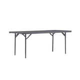 Zown Rectangular Poly Folding Table - 6ft x 3ft (1830 x 910mm) - XXL180