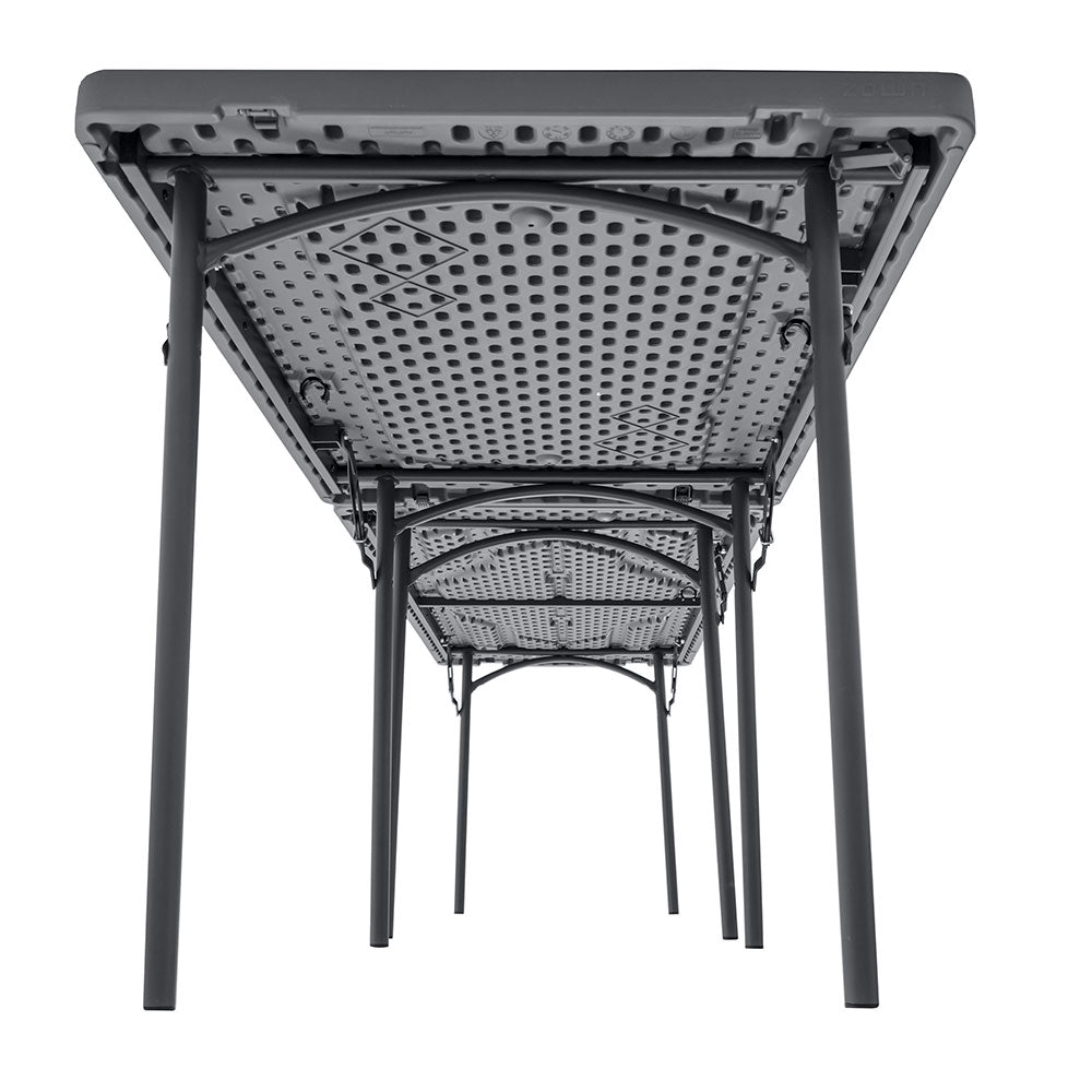 Zown Rectangular Poly Folding Table - 6ft x 3ft (1830 x 910mm) - XXL180