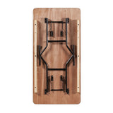 Rectangular Wooden Folding Trestle Table - 6ft x 2ft 6in (1830mm x 760mm)