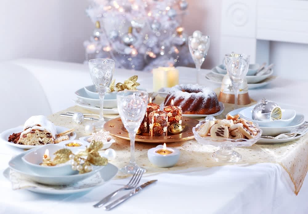 Folding Tables for Christmas Entertaining