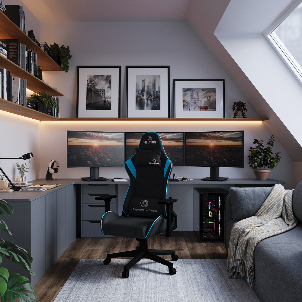 Gamer Stuhl Ranqer Apollo Gaming Stuhl, Bürostuhl PC Stuhl, Mit Kopfstütze, Lendenkissen Und Armlehnen, Verstellbare Rückenlehne 90-137°, Gaming Sessel, Weiß Gaming Stuhl Mit Massagefunktion