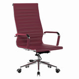 Aura Contemporary High Back Bonded Leather Executive Office Chair