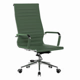 Aura Contemporary High Back Bonded Leather Executive Office Chair