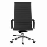 Aura Contemporary High Back Bonded Leather Executive Office Chair