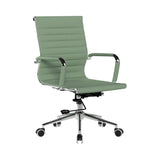 Aura Contemporary Medium Back Fabric Executive Office Chair