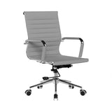 Aura Contemporary Medium Back Fabric Executive Office Chair