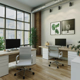 Aura Contemporary Medium Back Fabric Executive Office Chair