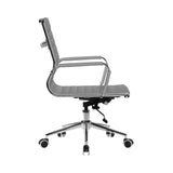 Aura Contemporary Medium Back Fabric Executive Office Chair