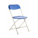 Blue Plastic Folding Chair