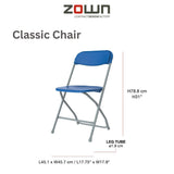 Classic Straight Back Plastic Folding Chair
