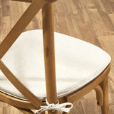 Crossback Stacking Chair - Oak Frame