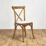 Crossback Stacking Chair - Oak Frame