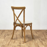 Crossback Stacking Chair - Oak Frame