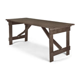 Folding Farm Table Rustic Finish - 6ft x 2ft 6in (1830mm x 760mm) | Mogo Direct