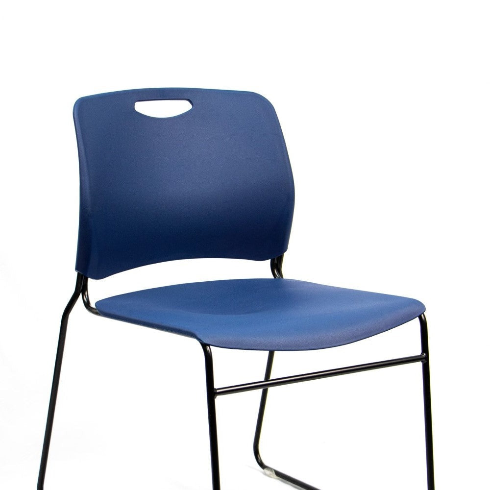 Function Chair Stackable Blue Jenson Stacking Chair Bundle - 25 Chairs & Trolley – Mogo Direct