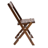 Julietta Wooden Folding Chair - Rustic Finish