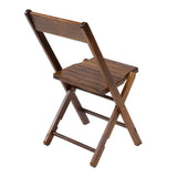 Julietta Wooden Folding Chair - Rustic Finish