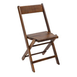 Julietta Wooden Folding Chair - Rustic Finish