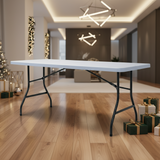 Newstorm Rectangular Plastic Folding Table - 6ft x 2ft 6in - Kompakt 180