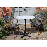 Luxor Wicker Polypropylene Bistro Armchairs