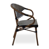 Luxor Wicker Polypropylene Bistro Armchairs
