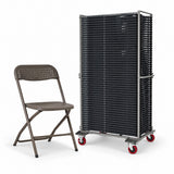 40 BigClassic Folding Chairs & Trolley Bundle