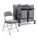 20 Comfort Deluxe Folding Chairs & Trolley Bundle