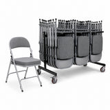 30 Comfort Deluxe Folding Chairs & Trolley Bundle