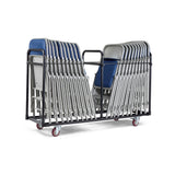20 Comfort Folding Chairs & Trolley Bundle
