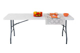 Newstorm Plastic Fold in Half Table - 6ft x 2ft 6in - Oskar 180