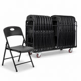 28 Smart Folding Chairs & Trolley