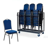 30 Crown Banqueting Chairs & Storage Trolley Bundle