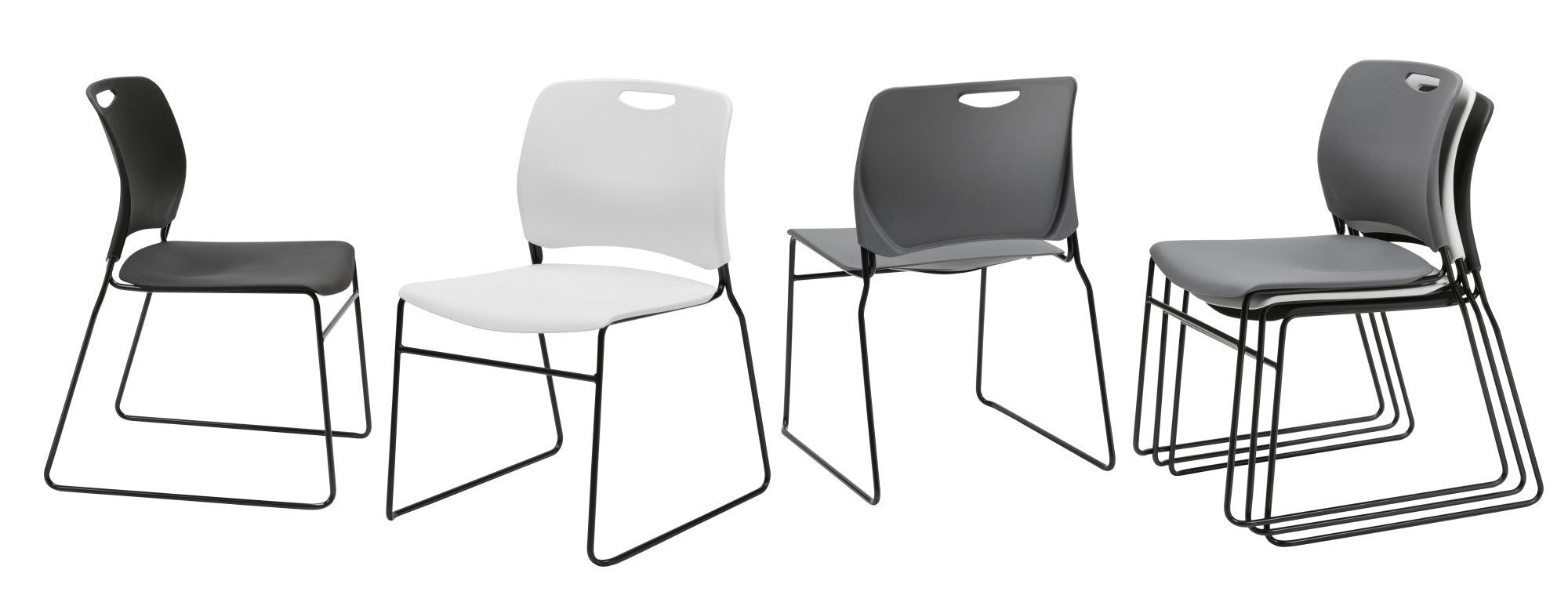 Jenson Stacking Chair Bundle - 25 Chairs & Trolley – Mogo Direct